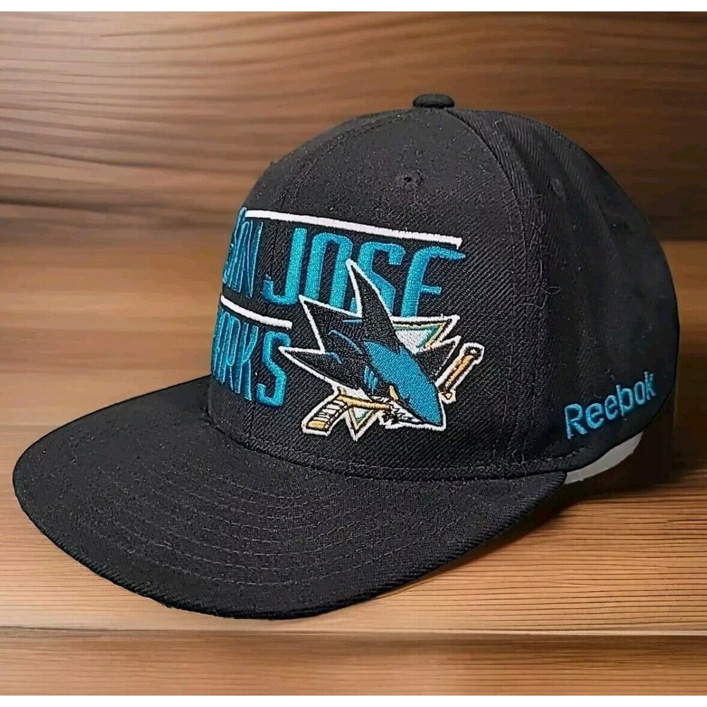 2016 Reebok San Jose‎ Sharks Snapback Hat RARE Officially Licensed